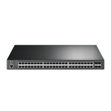 TP-Link JetStream 48 prievadų gigabito ir 4 prievadų 10GE SFP+ L2+ valdomas komutatorius su 48 prievadų PoE+ palaikymu