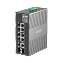 TP-LINK Omada 10 prievadų gigabito pramoninis lengvai valdomas komutatorius su 6 prievadų PoE+ ir 2 prievadų PoE++