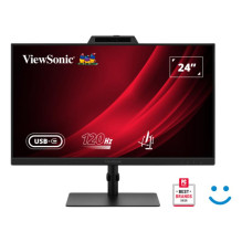 Monitor - ViewSonic VG2441V 24 inch Full HD IPS, HDMI, USB-C, Black