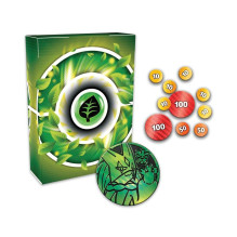 Žaidimų Kaladės Rinkinys - Pokémon Deluxe Battle Deck Meowscarada Ex 60 Kortų Rinkinys Su Žaidimo Kilimėliu, Žalos Skaič