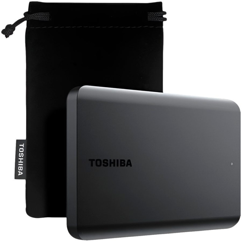 Toshiba External Hard Drive Canvio Basics Excl (2.5 " 2TB, USB3.2 Gen 1, Black)