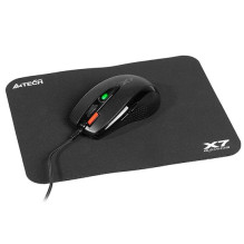 A4Tech 46028 Mouse &amp; Pad X-7120 Black