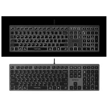 A4Tech 47125 FSTYLER FX60H Grey White Backlit