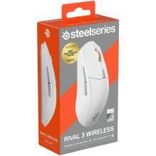 Gaming mouse Steelseries Rival 3 Wireless Gen 2, white