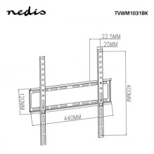 Nedis TVWM1031BK