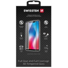 „Swissten“ itin patvarus viso veido 3D grūdintas stiklas Apple iPhone 14 Pro telefonui, juodas