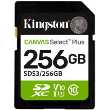 Kingston 256GB Canvas Select Plus SDXC 150R Class 10 UHS-I SDS3 / 256GB
