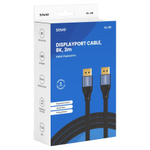 Savio CL-211 DisplayPort kabelis 3 m juodas