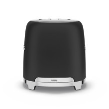 Toaster - Smeg TSF01 2-Slice Toaster with 6 Browning Levels and 3 Programs, Matte Black