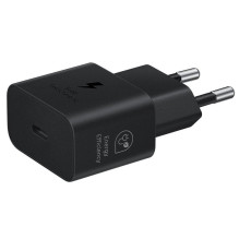 Samsung USB-C 25W Travel Charger + USB-C Data Cable EP-T2510XBE Black