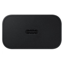 „Samsung USB-C 25W“ kelioninis įkroviklis + USB-C duomenų kabelis EP-T2510XBE, juodas