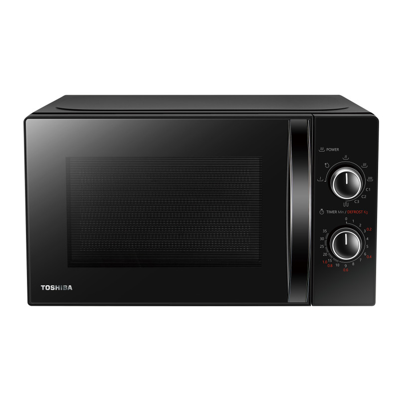 Mikroviļņu krāsns Toshiba MW MG20PBK 20 L 800 W jaudu grilla funkcija 6 jaudas līmeņi (6944271655344)