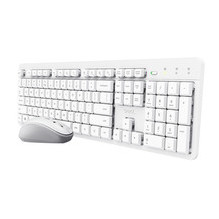 Klawiatura + mysz Trust ODY II Wireless White US