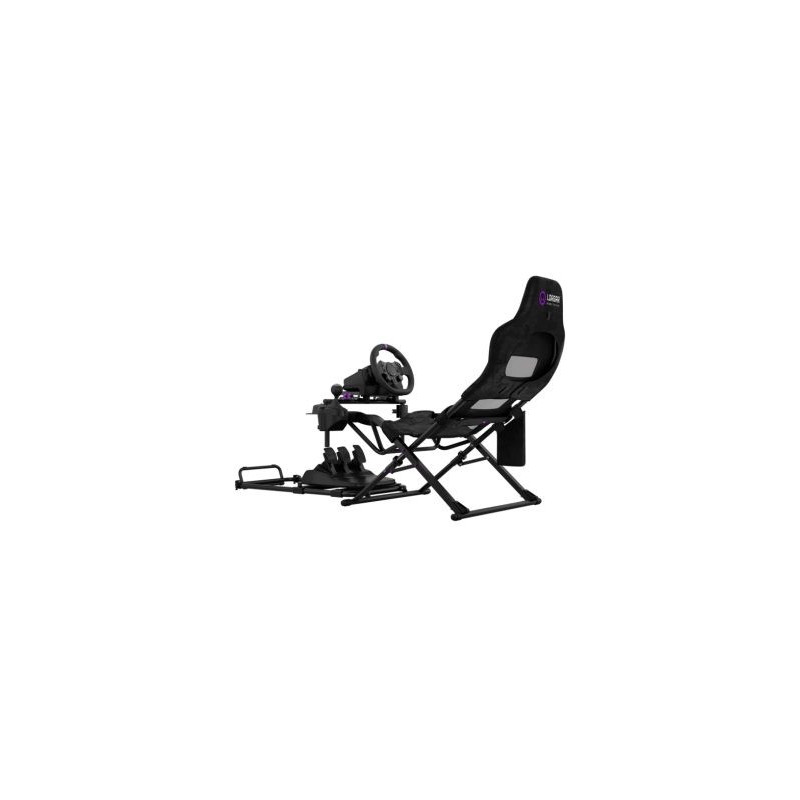 Sacīkšu simulatora rāmis Lorgar Flex ADVANCED RAF1 Black