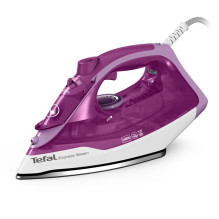 Iron - Tefal FV2836 Dry and Steam Type, Ceramic Soleplate, 2400 W, Purple / White