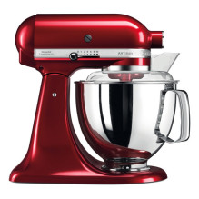 „KitchenAid 5KSM175PSECA Artisan“ virtuvės kombainas, 300 W, 4,8 l, raudonas