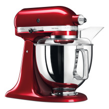 „KitchenAid 5KSM175PSECA Artisan“ virtuvės kombainas, 300 W, 4,8 l, raudonas