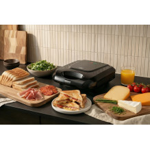 Promis STP 25 XXL sandwich maker, 4 toasts, 1400 W, black