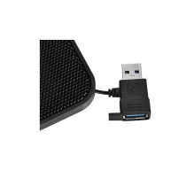 DeepCool U PAL laptop cooling pad 39.6 cm (15.6") 1000 RPM Black