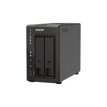 QNAP TS-253E NAS bokštas Intel® Celeron® J6412 8 GB 0 TB QNAP QTS juodas