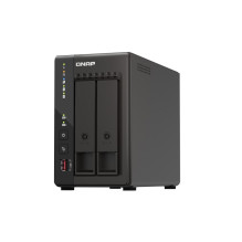 QNAP TS-253E NAS bokštas Intel® Celeron® J6412 8 GB 0 TB QNAP QTS juodas
