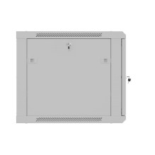 Prie sienos montuojama rack spintelė 19" 9U 600x600 pilkos perforuotos durys Lanberg (plokštos konstrukcijos) Prie sienos montuojama rack spintelė 19" 9U 600x600 pilkos perforuotos durys Lanberg (plokštos konstrukcijos)
