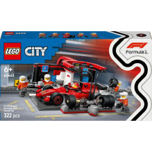 LEGO® City F1® Pit Stop & Pit Crew with Ferrari Car, 322 pcs LEGO® City F1® Pit Stop & Pit Crew with Ferrari Car, 322 pcs