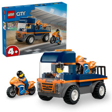 Konstruktorius LEGO®City Motociklų transporteris 60491 88vnt Konstruktorius LEGO®City Motociklų transporteris 60491 88vnt