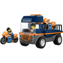 Konstruktorius LEGO®City Motociklų transporteris 60491 88vnt Konstruktorius LEGO®City Motociklų transporteris 60491 88vnt
