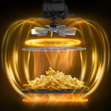 Tefal Easy Fry XL Surface FW4018E0 gruzdintuvė Vienvietis Atskirai stovintis 2200 W Karšto oro gruzdintuvė Juoda
