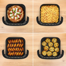 Tefal Easy Fry XL Surface FW4018E0 gruzdintuvė Vienvietis Atskirai stovintis 2200 W Karšto oro gruzdintuvė Juoda