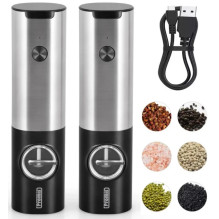 PROMIS Set of pepper and salt mills with stand MP36X2