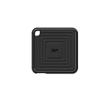 Nešiojamas SSD diskas „Silicon Power PC60“, 1 TB, USB A tipo į USB C tipo 3.2 Gen 1 (3.1 Gen 1), juodas