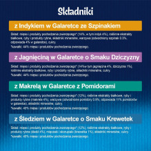 Purina Felix Sensations Mix šlapias kačių ėdalas su kalakutiena, skumbrine, ėriena ir silke, 12 x 85 g Purina Felix Sensations Mix šlapias kačių ėdalas su kalakutiena, skumbrine, ėriena ir silke, 12 x 85 g