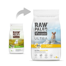 VETEXPERT Raw Paleo Ultra Mini Puppy Turkey - sausas ėdalas šuniukams - 8 kg VETEXPERT Raw Paleo Ultra Mini Puppy Turkey - sausas ėdalas šuniukams - 8 kg