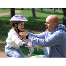 HUFFY Disney Ledo šalis - vaikiškas šalmas HUFFY Disney Ledo šalis - vaikiškas šalmas