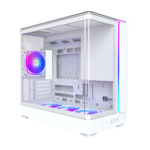 Korpusas, MONTECH, micro ATX / Mini-ITX, baltas, Midi Tower, PC, KING 15 PRO, KING15PRO(W)