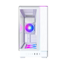 Korpusas, MONTECH, micro ATX / Mini-ITX, baltas, Midi Tower, PC, KING 15 PRO, KING15PRO(W)