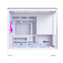 Korpusas, MONTECH, micro ATX / Mini-ITX, baltas, Midi Tower, PC, KING 15 PRO, KING15PRO(W)