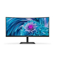 Philips 346E2CUAE 34" VA Curved HDMI DP USB-C height adjustment