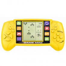 LEAN Toys Electronic Game Console Tetris Portable LCD Yellow