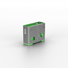 USB Accessory - LINDY USB Type A Port Blockers, 10 pcs., Green