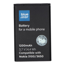 Battery for Nokia 3100 / 3650 / 6230 / 3110 Classic 1200 mAh Blue Star Premium Battery for Nokia 3100 / 3650 / 6230 / 3110 Classic 1200 mAh Blue Star Premium