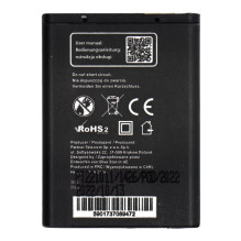 Nokia 6020 / 5200 / 5300 / 3220 / 5140 baterija, 1000 mAh, „Blue Star Premium“ Nokia 6020 / 5200 / 5300 / 3220 / 5140 baterija, 1000 mAh, „Blue Star Premium“