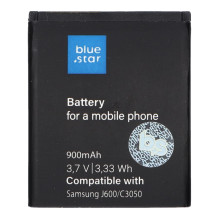Baterija, skirta „Samsung J600 / C3050 / M600 / J750 / S8300 / S7350“, 900 mAh, „Blue Star Premium“.