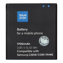 Battery for Samsung Core Prime G3606 G3608 G3609 1700 mAh Blue Star Premium Battery for Samsung Core Prime G3606 G3608 G3609 1700 mAh Blue Star Premium