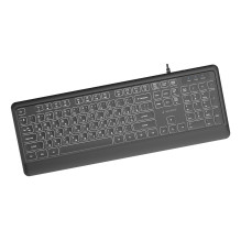 KEYBOARD MULTIMEDIA USB CYRILL / BLACK KB-UML-04-CYRL GEMBIRD
