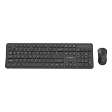 KEYBOARD +MOUSE WRL ENG / BK KBS-WPS-01 GEMBIRD