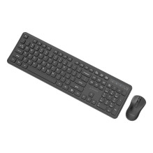 KEYBOARD +MOUSE WRL ENG / BK KBS-WPS-01 GEMBIRD