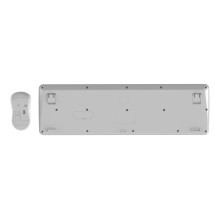 KEYBOARD +MOUSE WRL ENG / WH KBS-WPS-01-W GEMBIRD